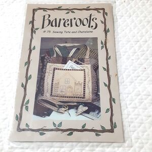 Bareroots sewing pattern tote bag & chatelaine #75